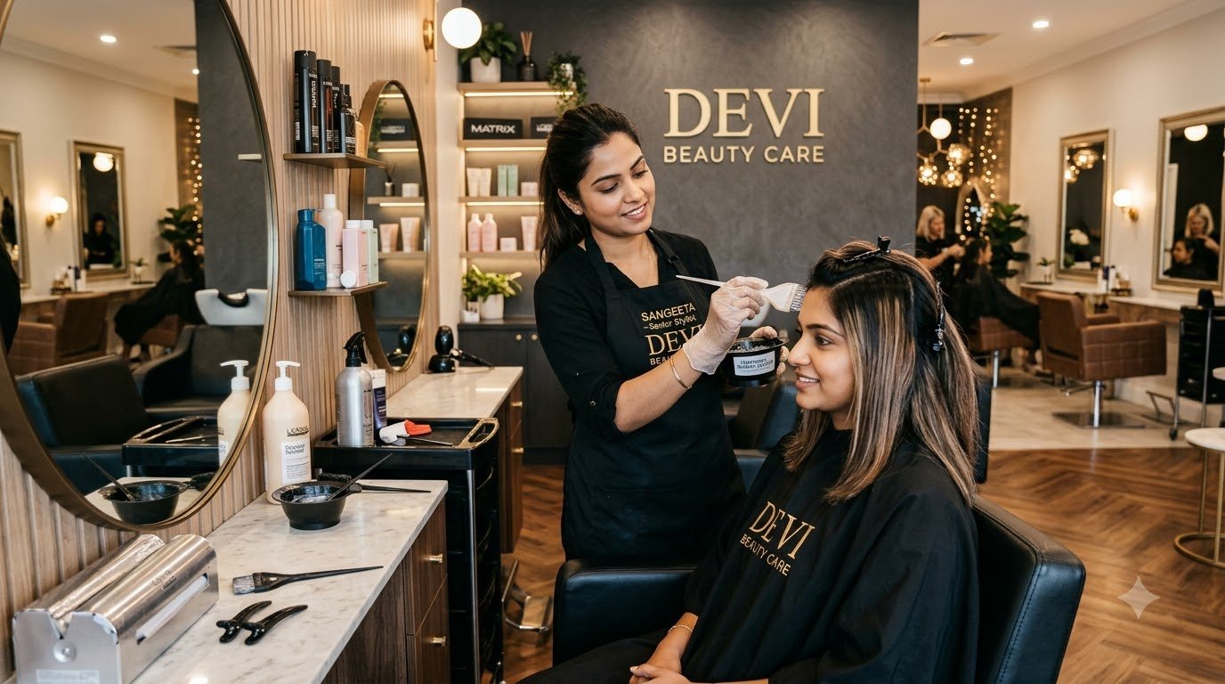 South Indian Hair Colouring